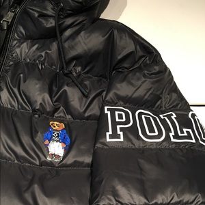 polo bear bubble jacket